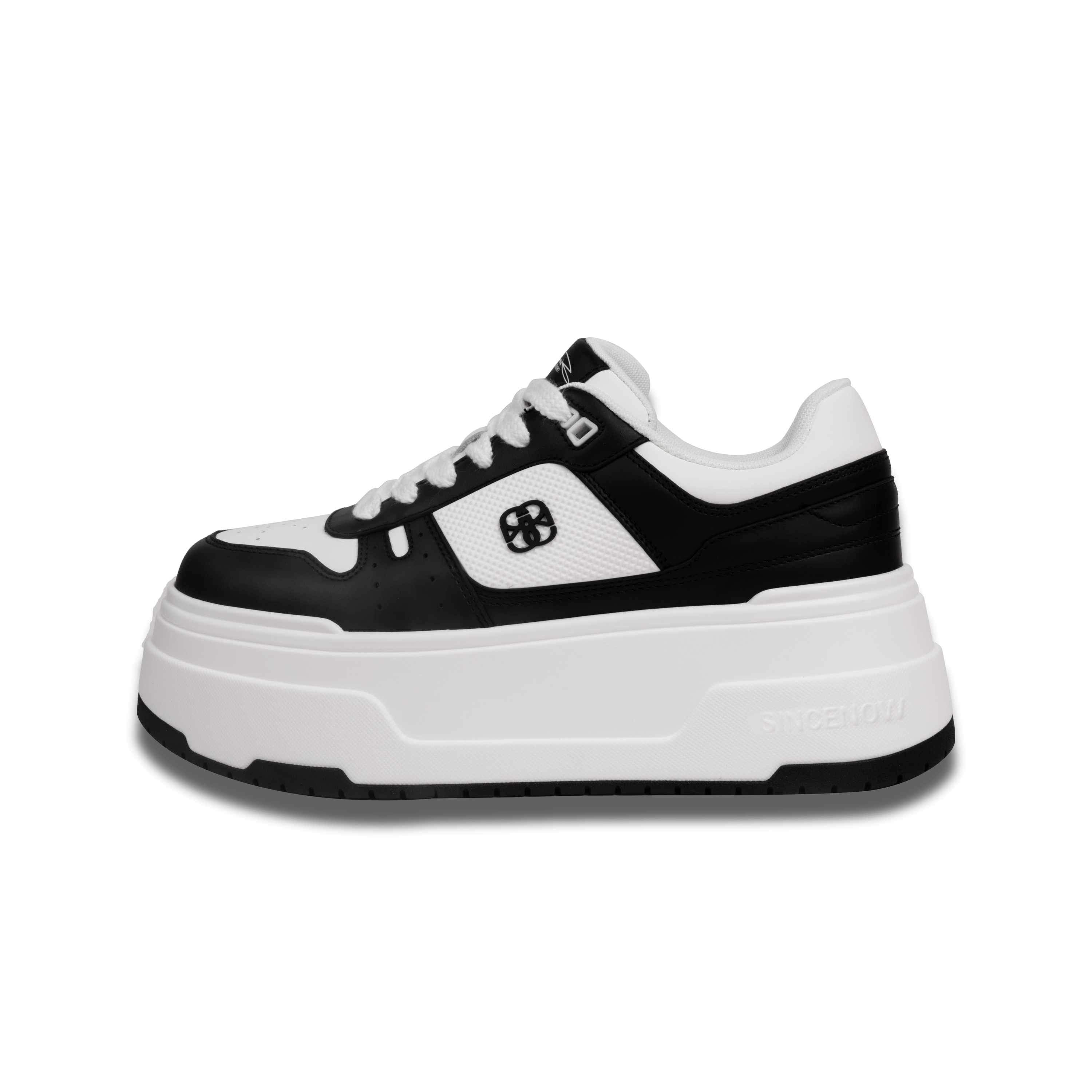 Повседневные однобортные туфли женские SINCENOW, Black White