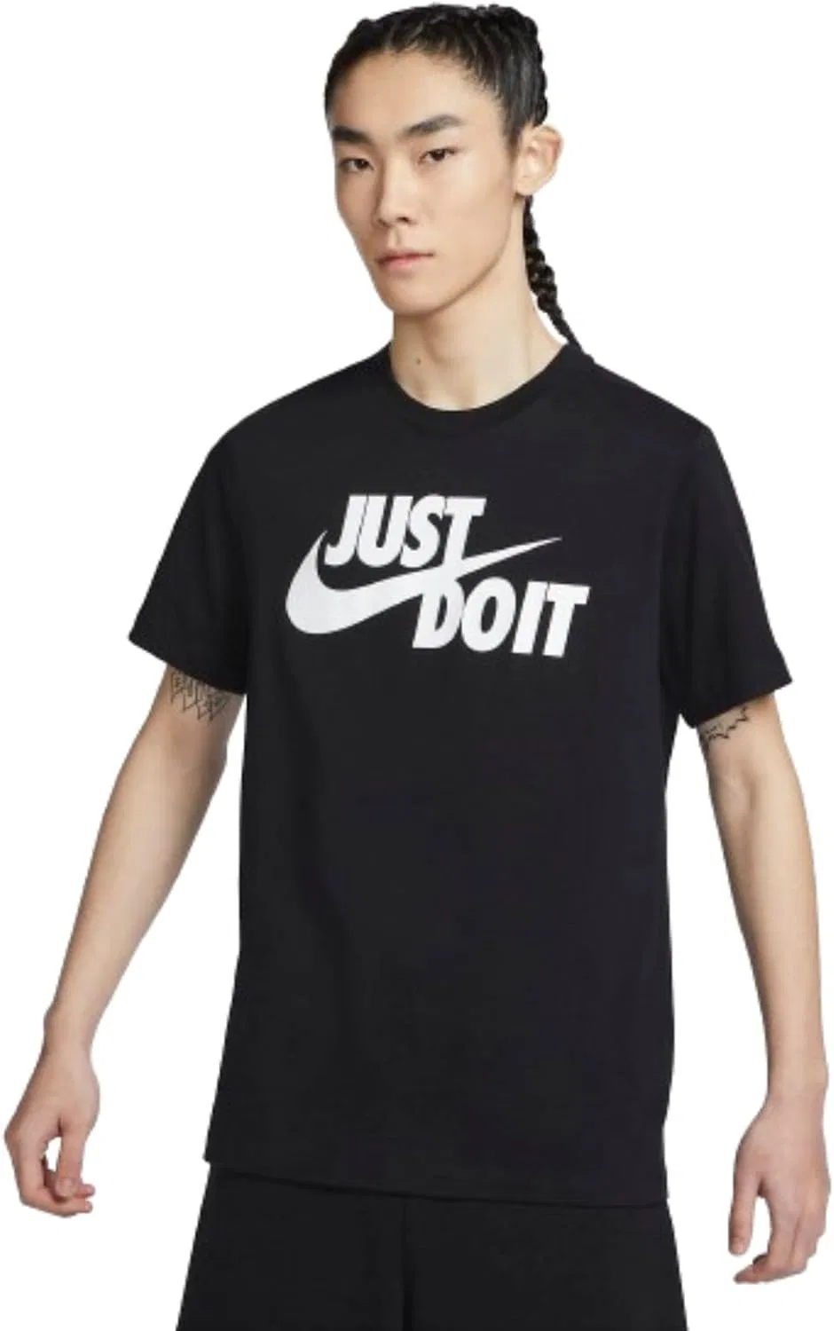 Футболка с логотипом Just Do It, Nike, Black/White