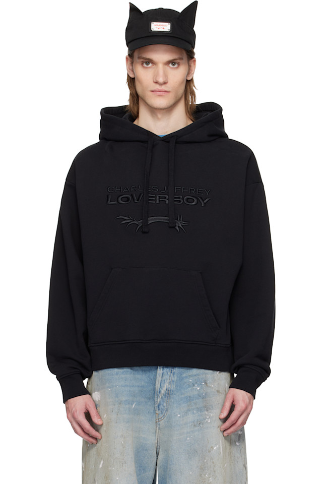 

Лого худи Charles Jeffrey Loverboy, черный