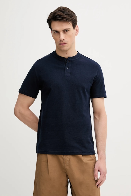 

Хлопковая футболка United Colors Of Benetton, темно-синий