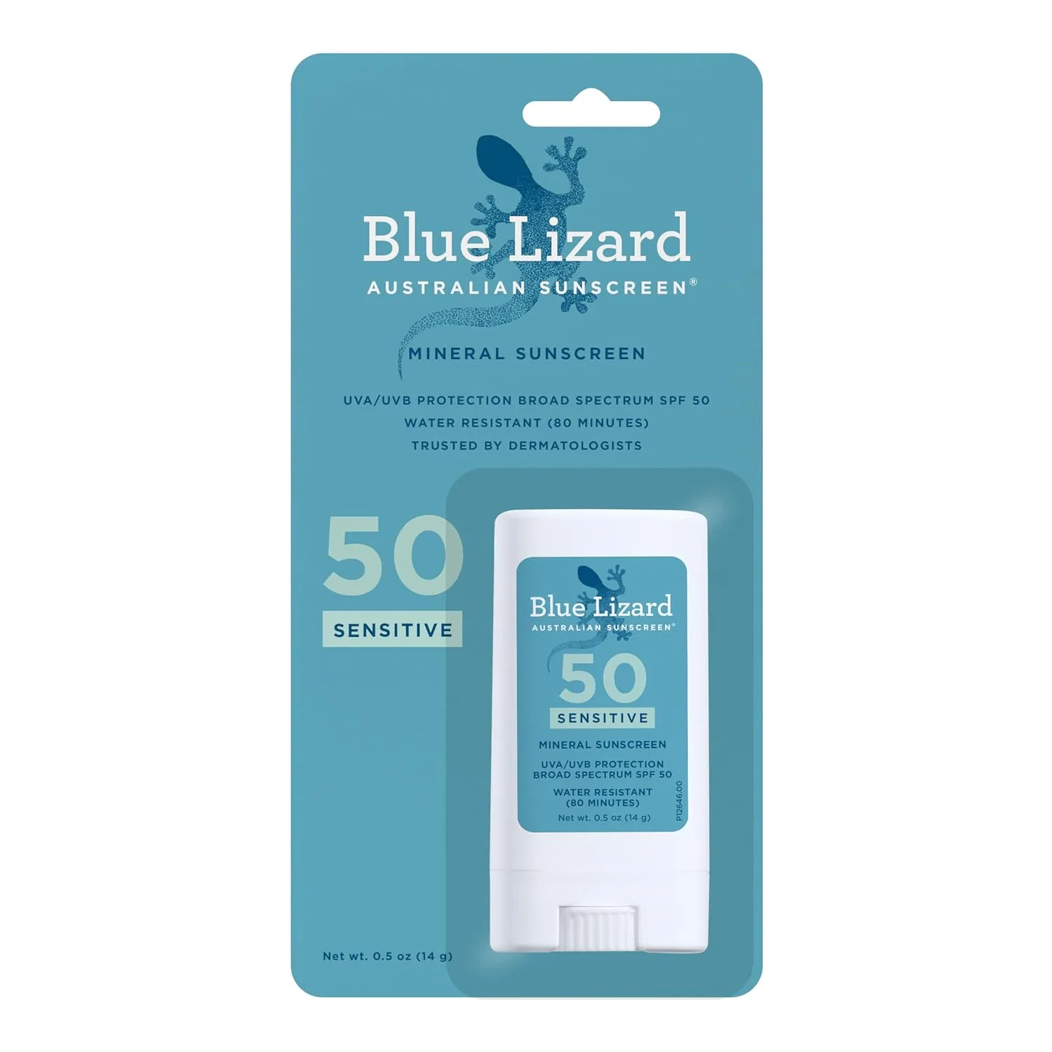 Минеральный солнцезащитный стик BLUE LIZARD Sensitive SPF 50+ Blue Lizard