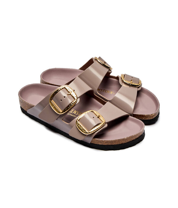 Кожаные тапочки Аризона Birkenstock, фиолетовый — фото 3