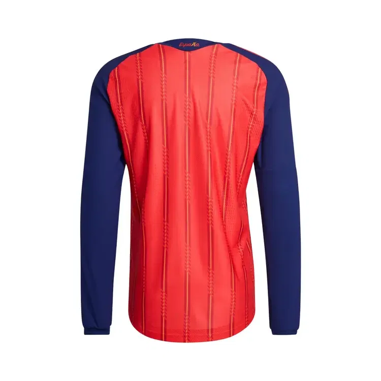 Футболка джерси Adidas Spain 26 Home Authentic Long Sleeve, красный — фото 2