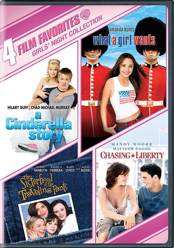 

Диск DVD 4 Film Favorites: Girls Night Collection (Cinderella Story / Sisterhood / Chasing / What A Girl)