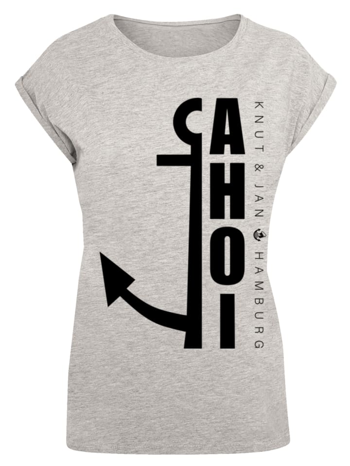 

Футболка "Ahoi Anker Knut & Jan Hamburg" серого меланжа F4NT4STIC, Серый, Футболка "Ahoi Anker Knut & Jan Hamburg" серого меланжа F4NT4STIC