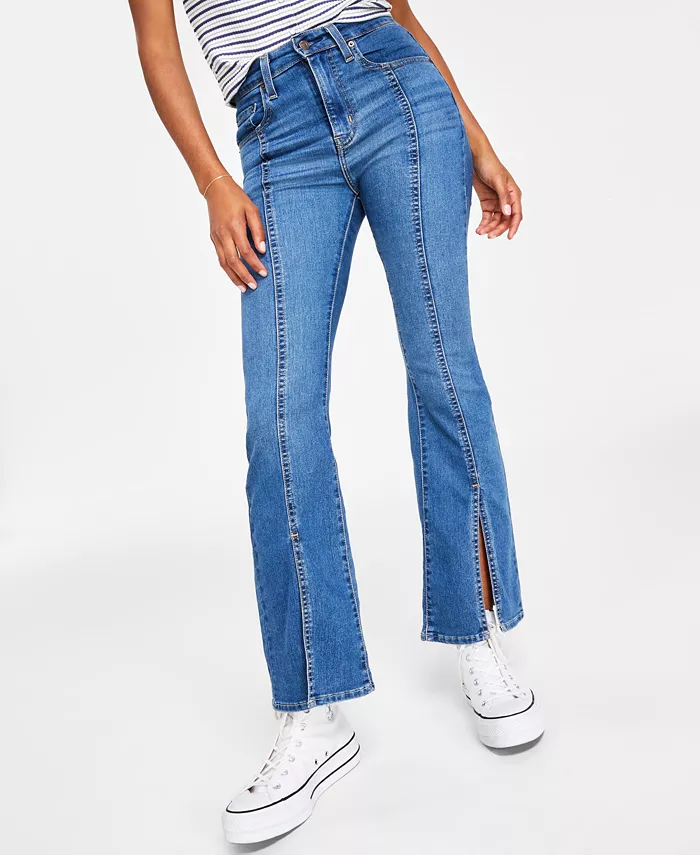 

Женские джинсы 726 с расклешенным низом и разрезом Levi's, синий