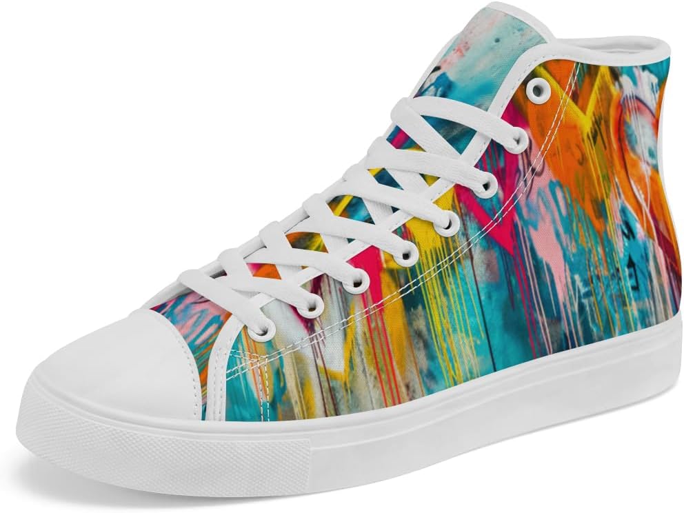 

Кеды на высокой подошве Graffiti Chebing, высокие кроссовки для мужчин и женщин, 611 Blue