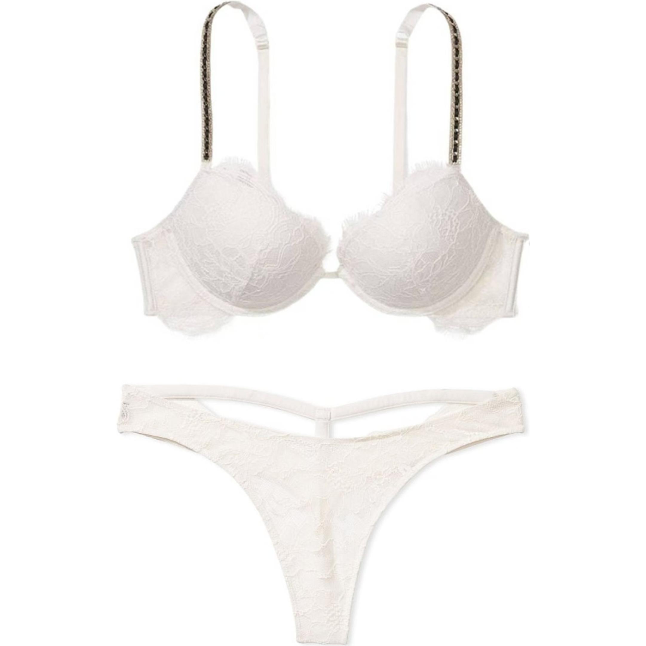 

Комплект нижнего белья Victoria's Secret женский белый
