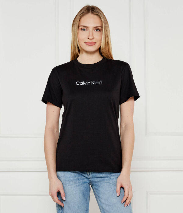 

Логотип героя футболки Regular fit Calvin Klein, черный
