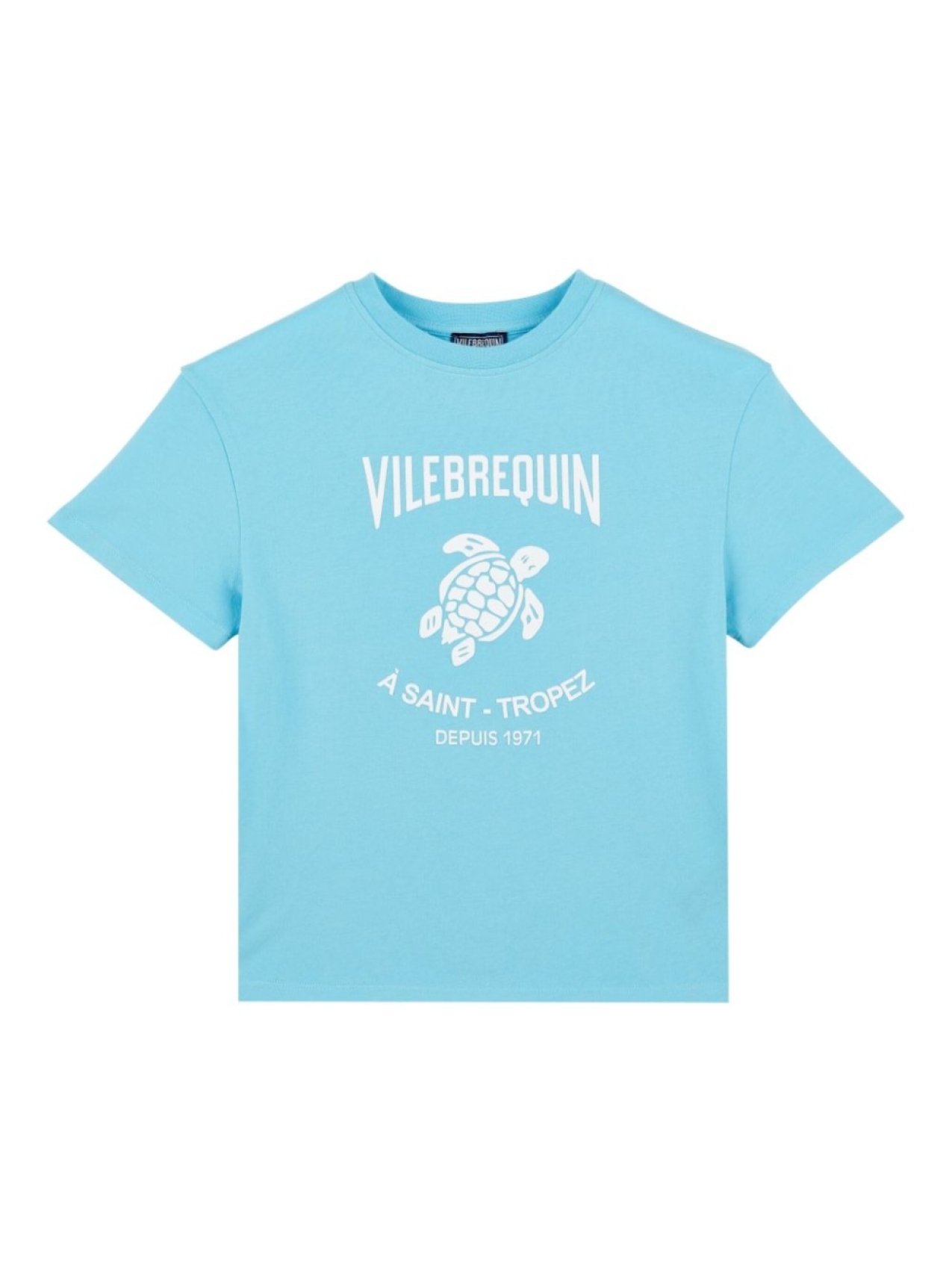 

Футболка с логотипом Vilebrequin Kids, синий