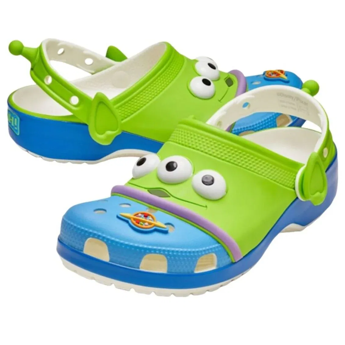 Классические сабо Crocs x Toy Story 'Alien' 213010-90H, зеленый — фото 2