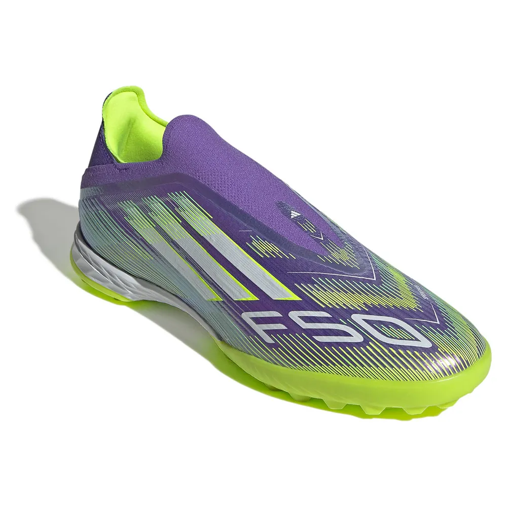 Футбольные бутсы adidas F50 Pro Laceless TF, фиолетовый — фото 4