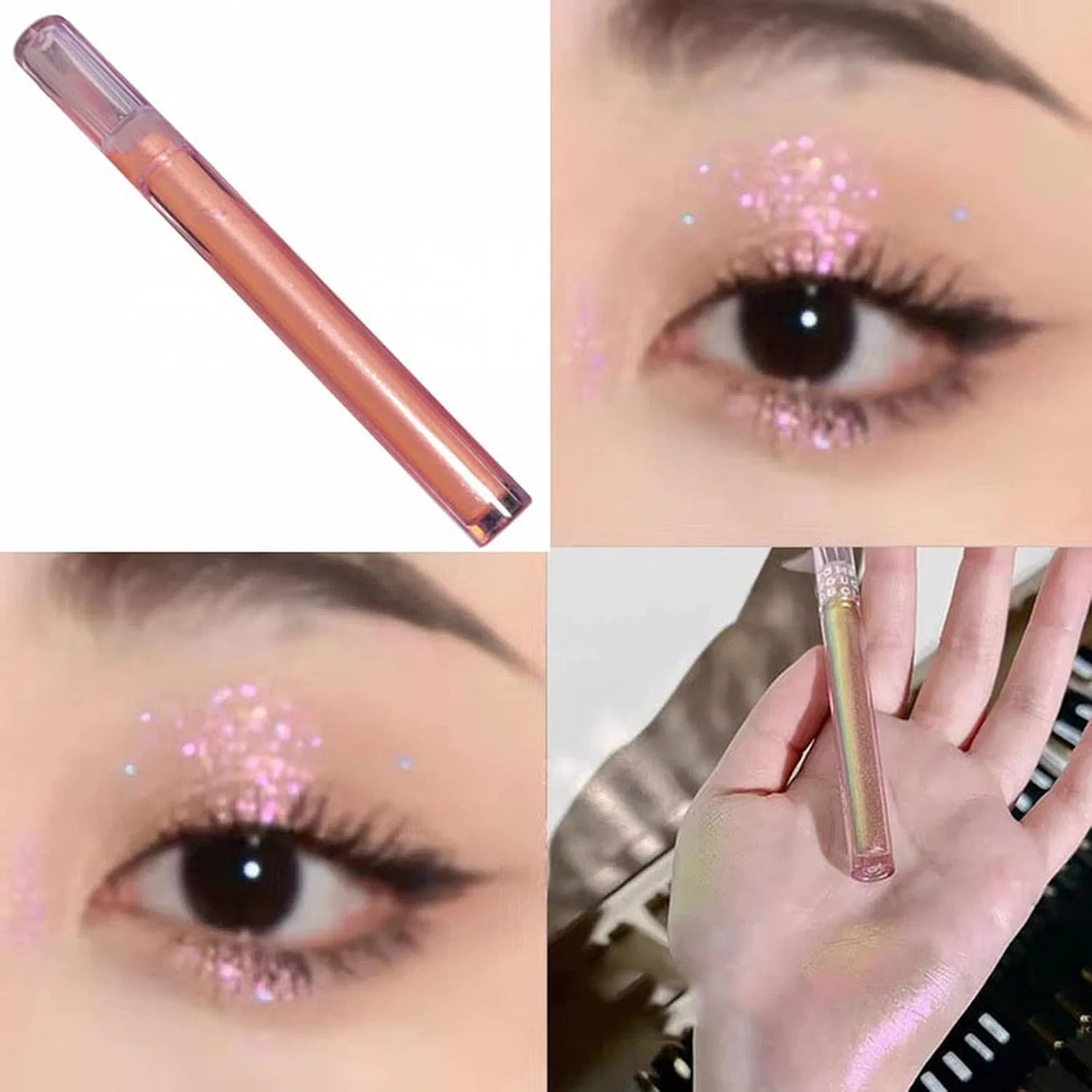 Тени для век жидкие Multi Chrome Glitter Sunset Idol Pack 4 мл — фото 3
