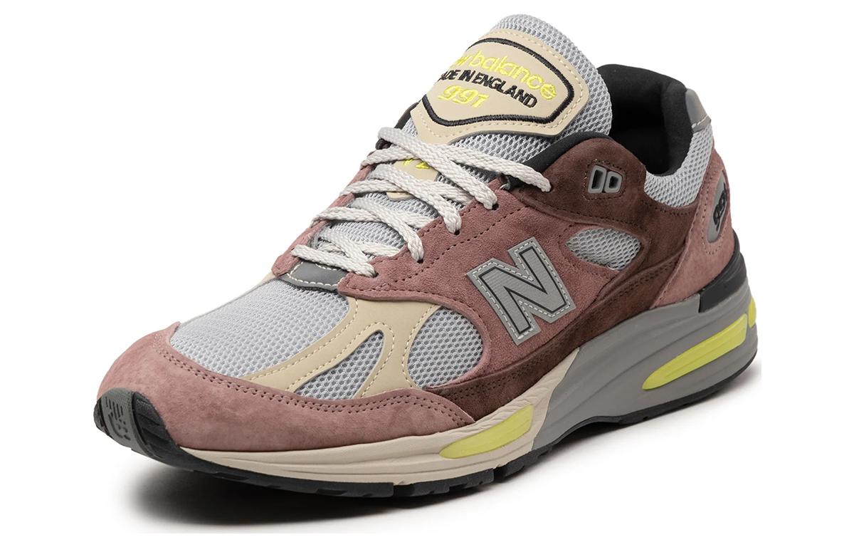 New Balance 991v2 MiUK Rosewood, Рыжий — фото 3