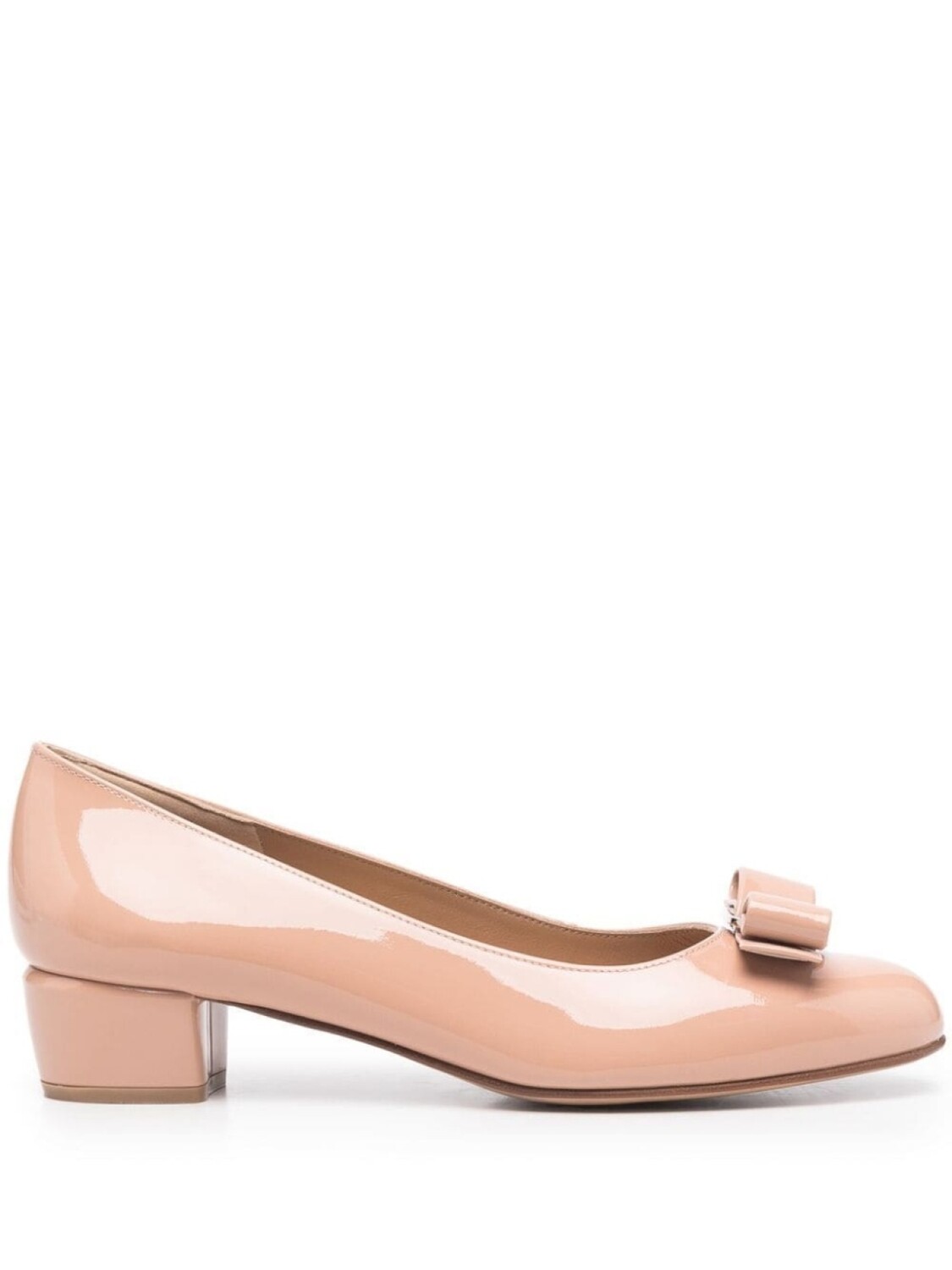 

Ferragamo туфли Vara с бантом, нейтральный цвет