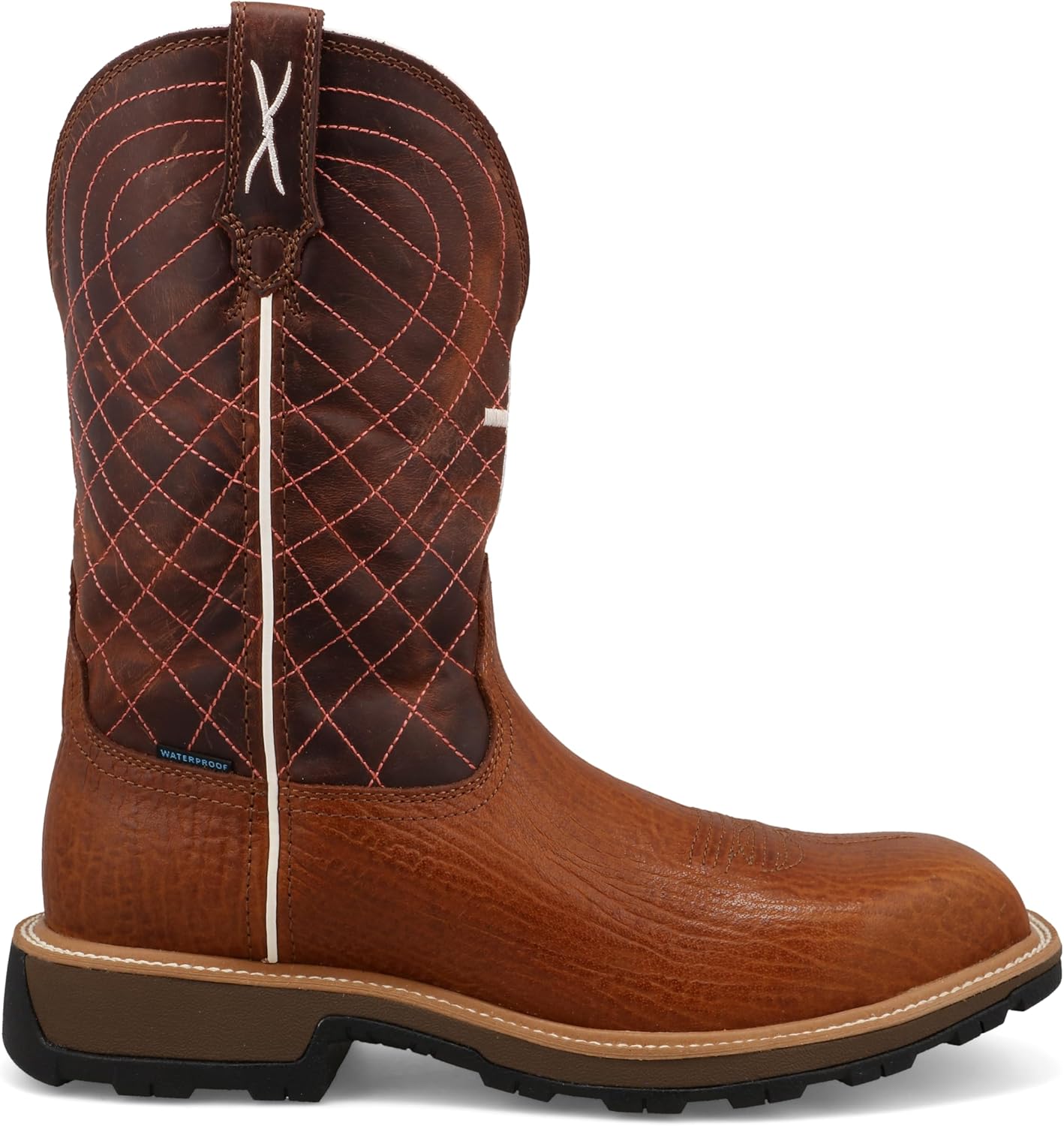 Ботинки Twisted X Men's 11 UltraLite X, с квадратным носком Nano Toe и технологией UltraLite X, Umber & Baked Clay — фото 3