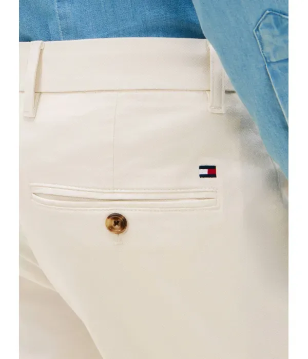 Брюки чинос Bleecker slim fit Tommy Hilfiger, экрю — фото 4