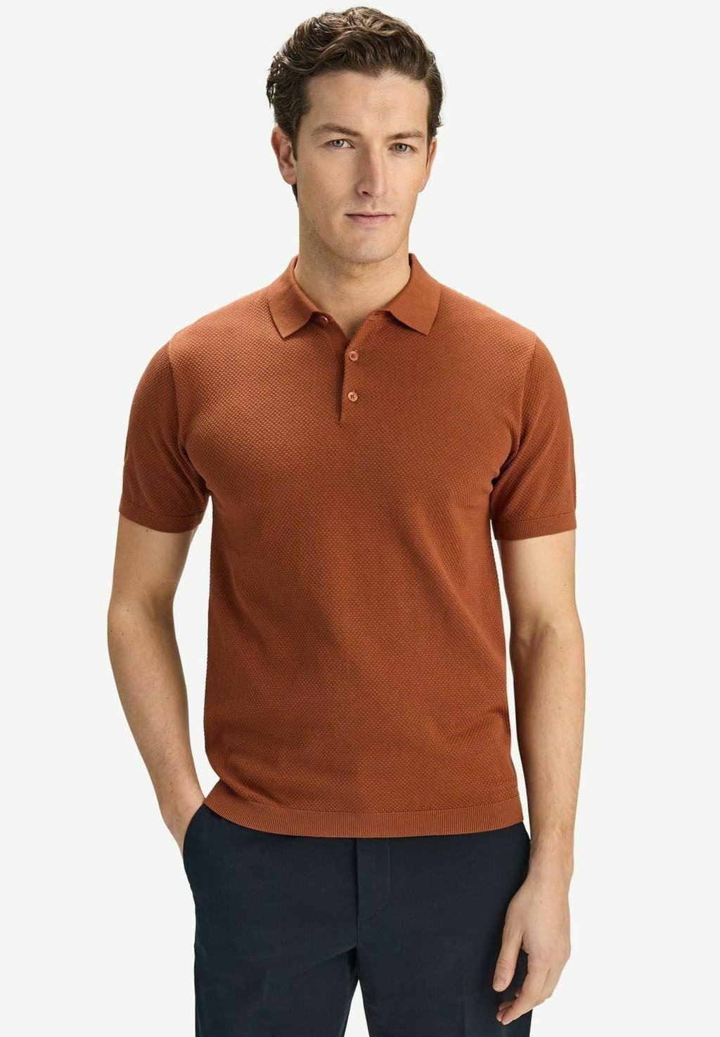 

Рубашка поло VINCENT TEXTURED John Henric, оранжевый