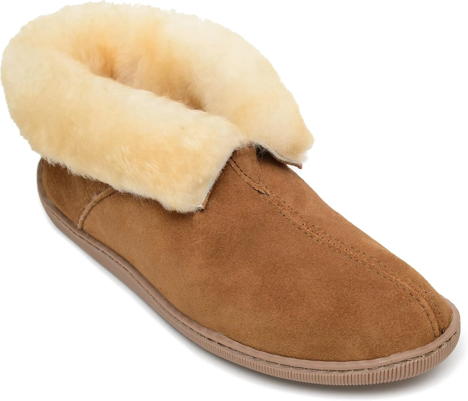 Мужские угги Minnetonka из овчины, золотой — фото 4
