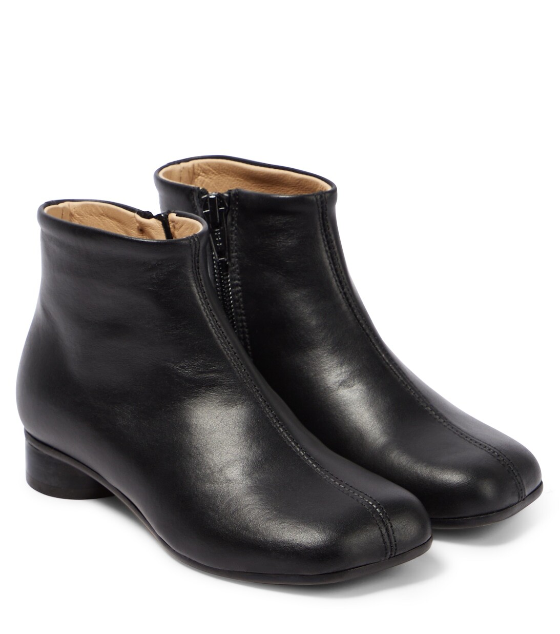 

Сапоги из кожи таби MM6 Maison Margiela, черный