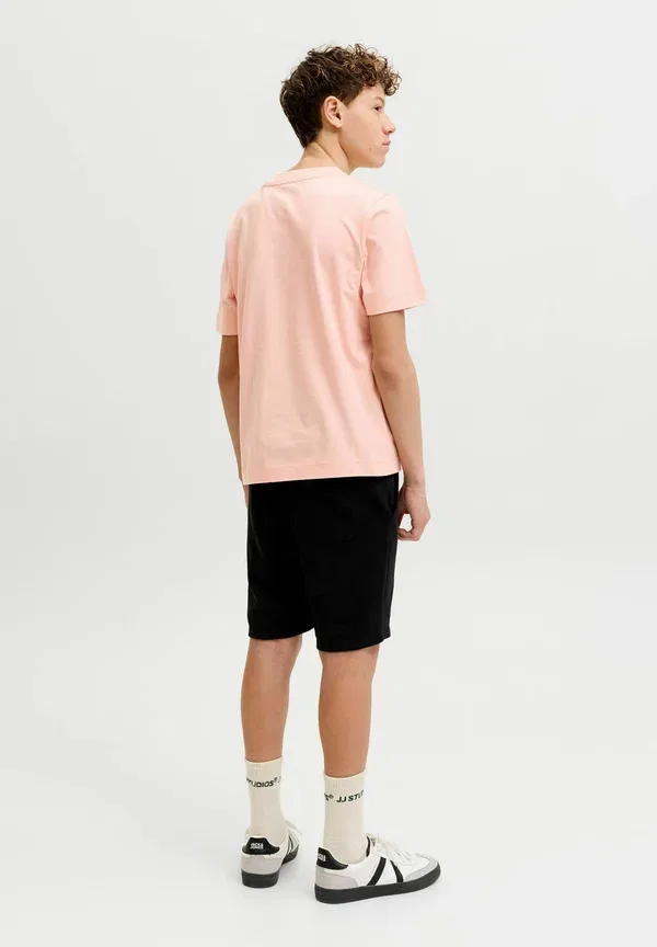 Футболка базовая Junior Jack & Jones Junior, персиковый мельба — фото 3