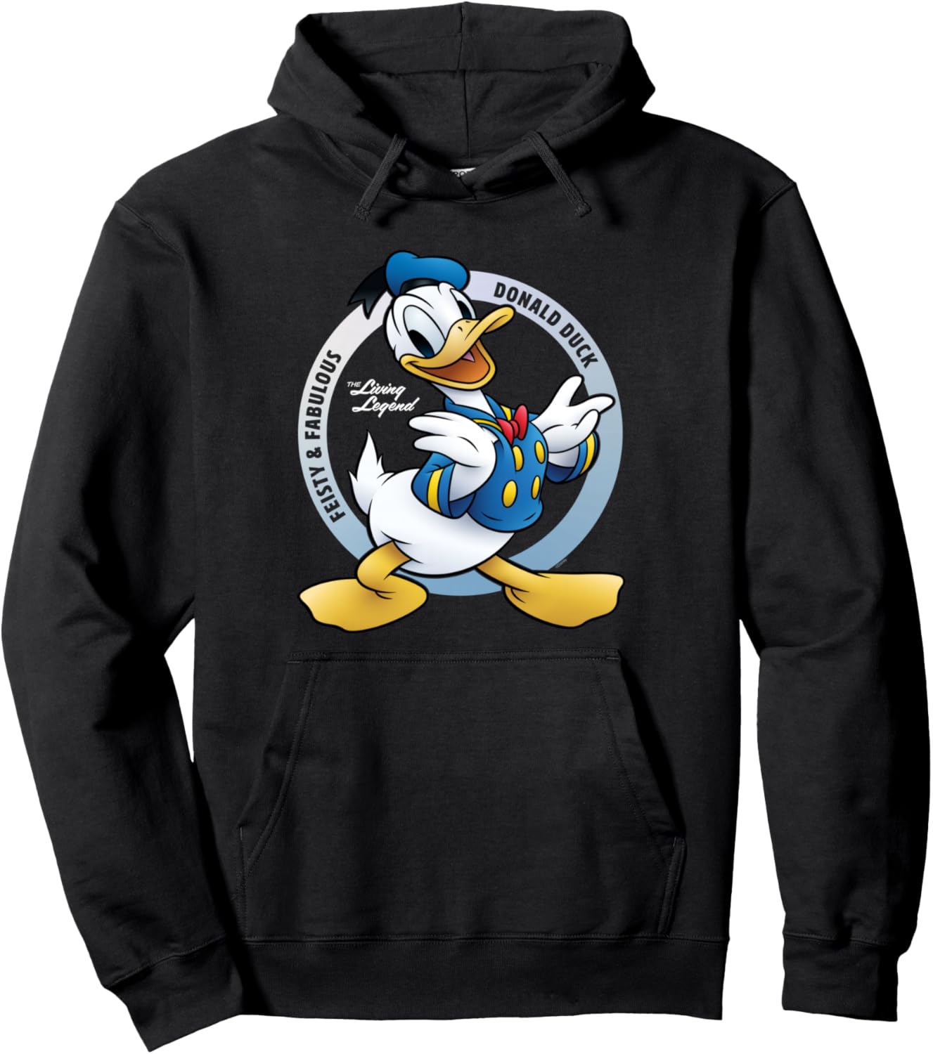 

Худи Disney Donald Duck 90th Anniversary Feisty & Fabulous Legend, черное, Черный, Худи Disney Donald Duck 90th Anniversary Feisty & Fabulous Legend, черное