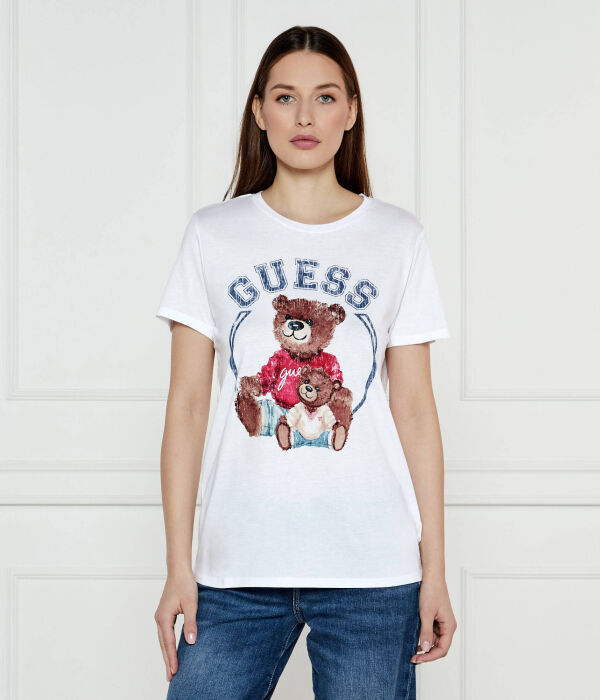 

Футболки Regular fit Guess Jeans, белый