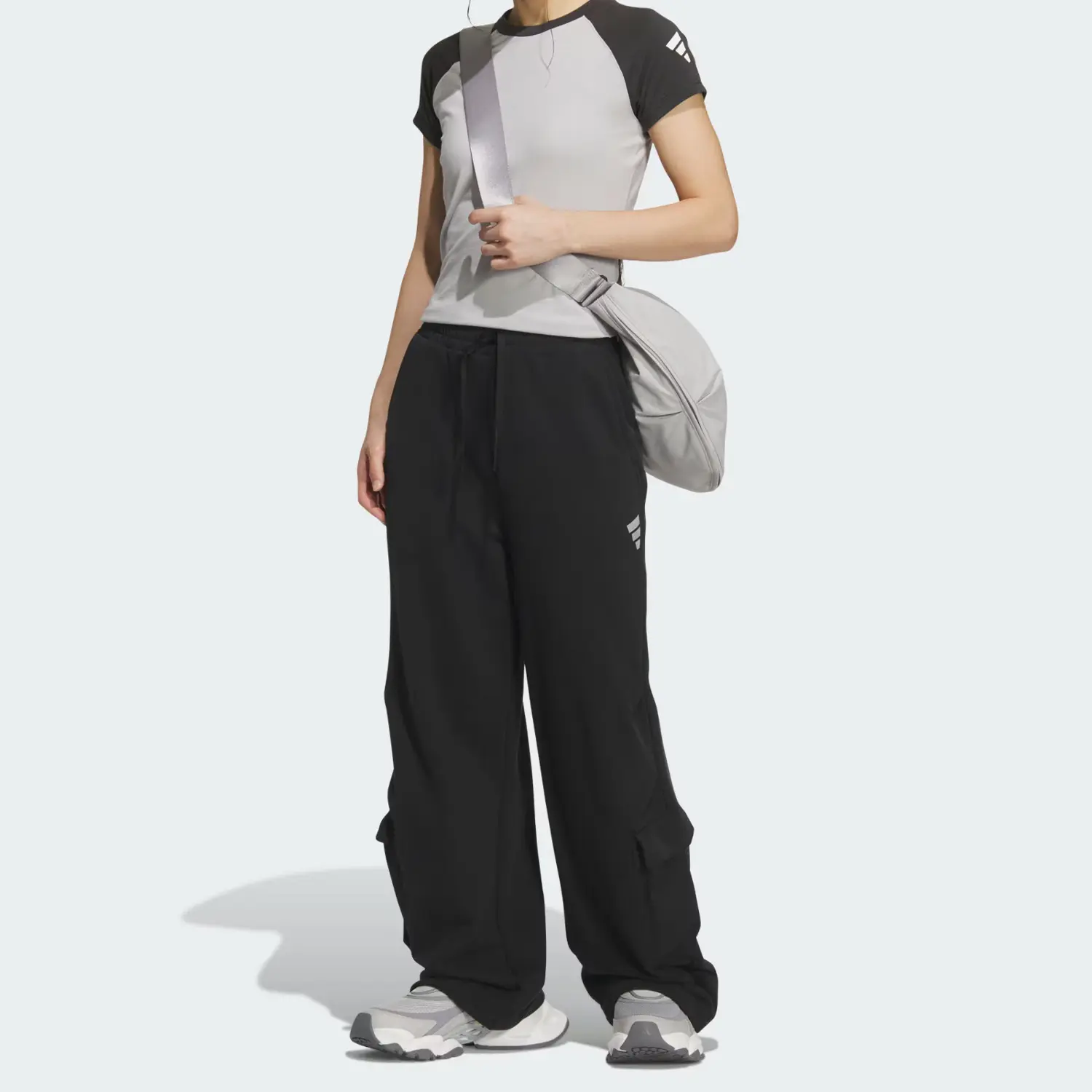FOS FW25 FUTURE STYLE джоггеры повседневные брюки женские Adidas, черный — фото 4