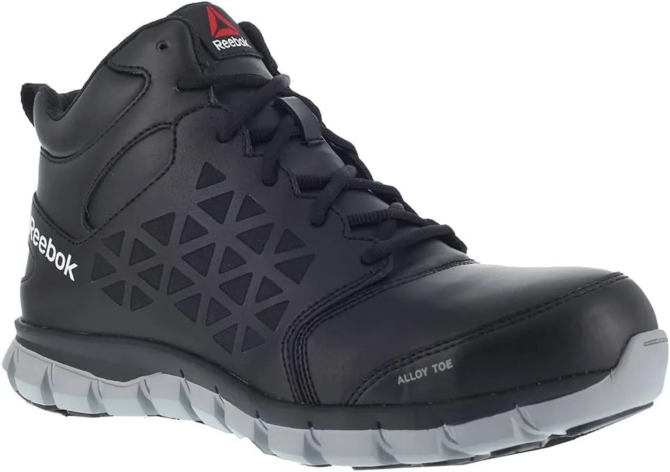 Мужские рабочие кроссовки Reebok Work Sublite Cushion Work Mid EH, черный — фото 4