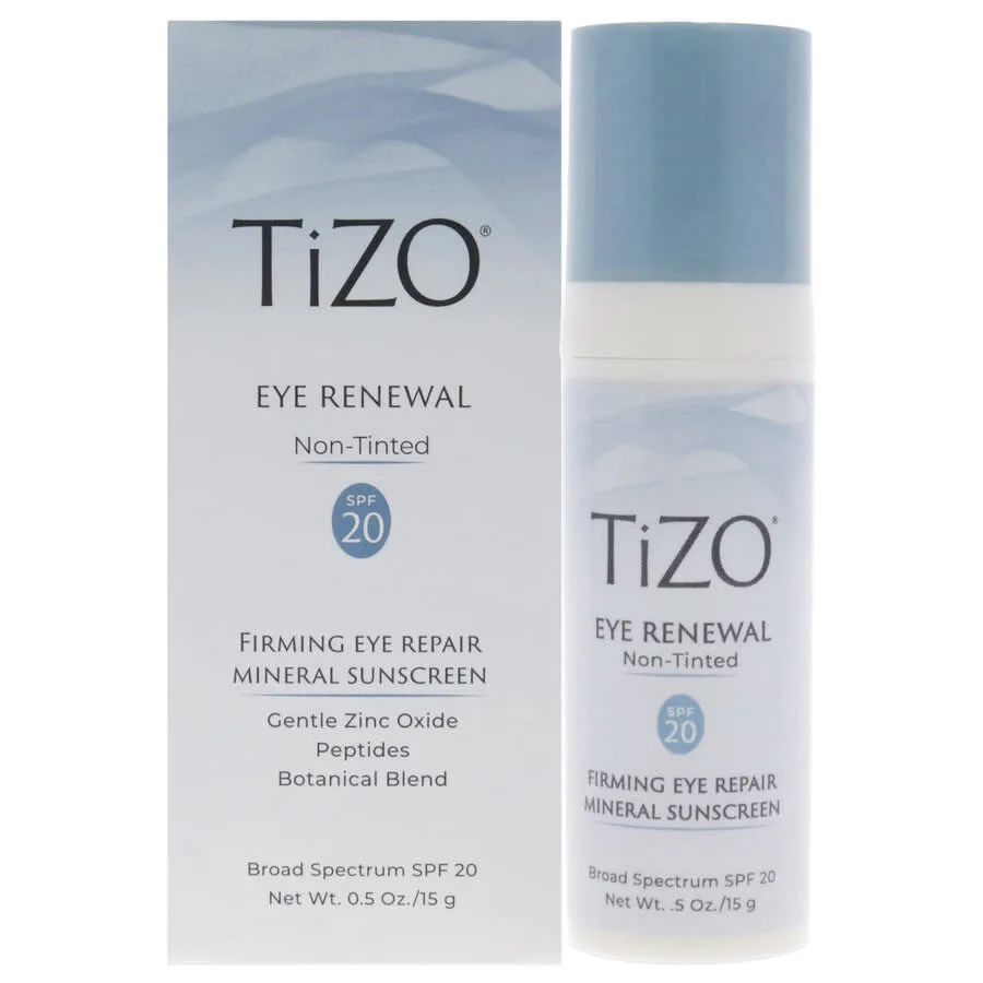 Солнцезащитное средство для женщин Tizo Ladies Eye Renewal, SPF 20, без тонирующего эффекта, 0,5 унции, уход за кожей 843711368119