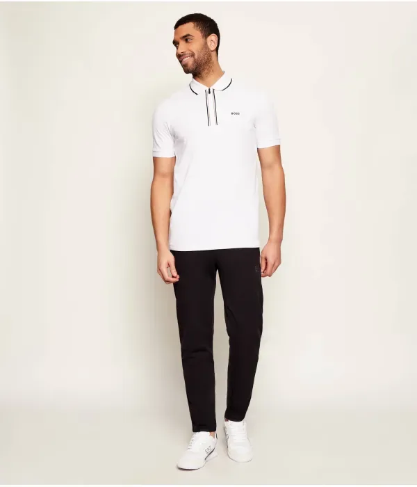Поло Philix GOC slim fit Boss Green, белый — фото 2