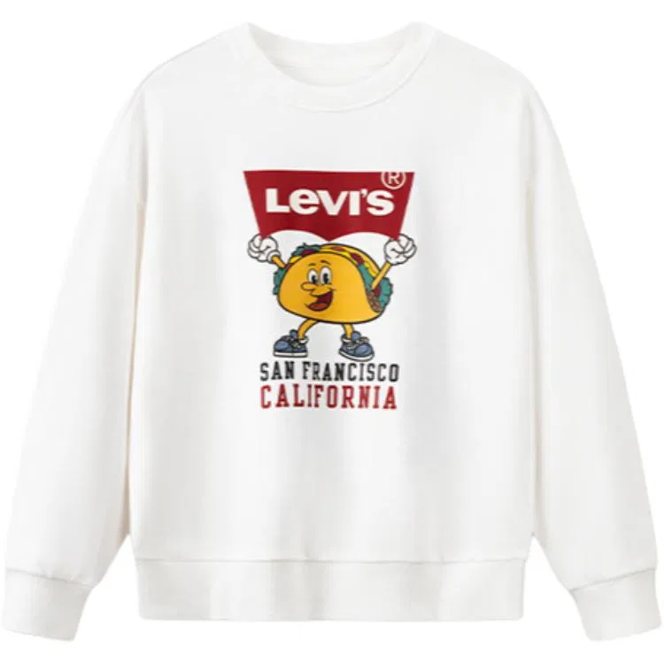 Детский свитшот с круглым вырезом Levis, Pepper Red[Winter Fleece-Lined] — фото 3