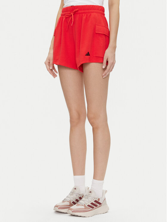

Свободные спортивные шорты Essentials Small Logo JC5704 Adidas, красный