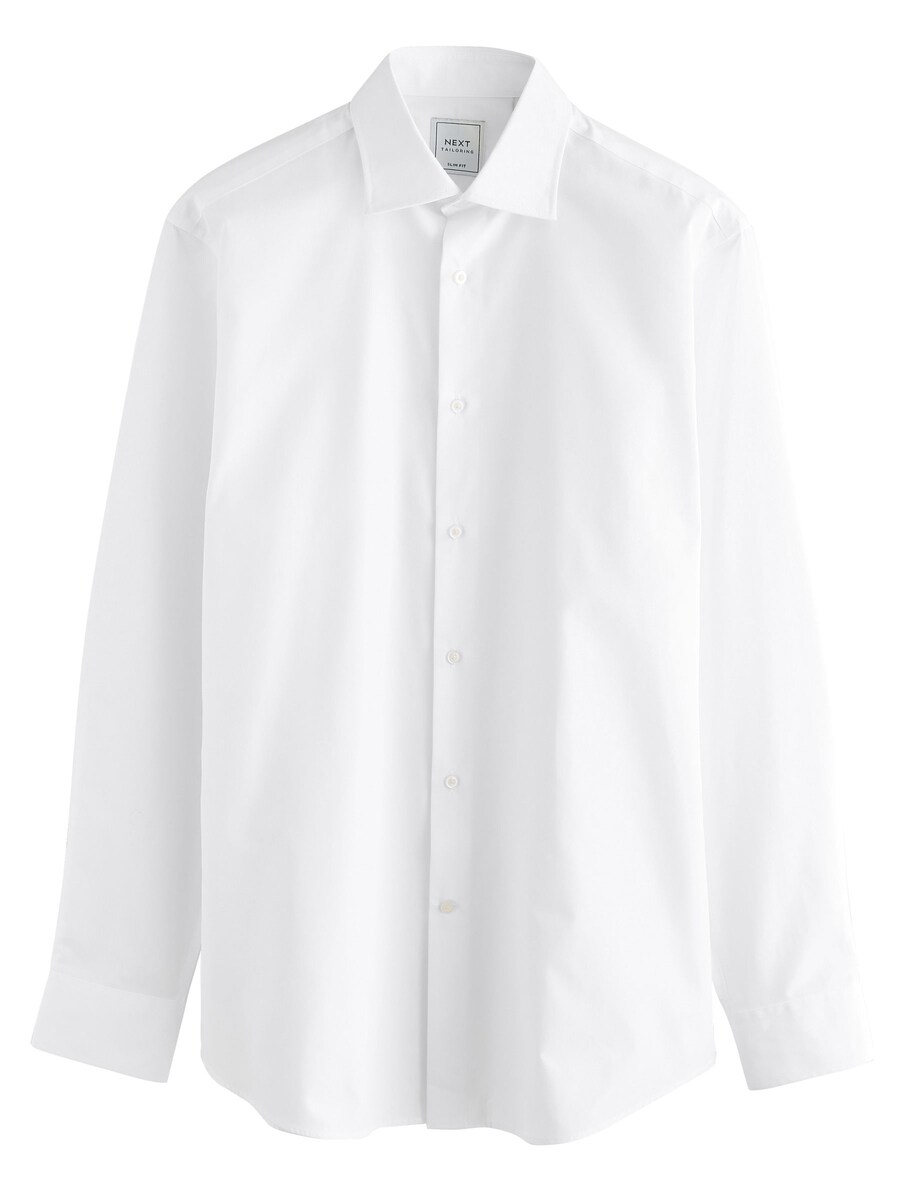 

Рубашка Slim Fit на пуговицах Next, белый