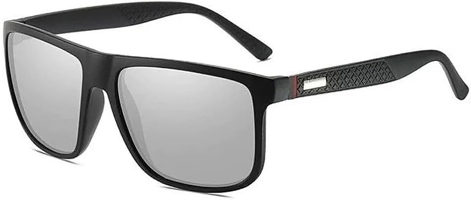 

Модные винтажные поляризованные солнцезащитные очки для мужчин и женщин, мужские солнцезащитные очки для вождения, рыбалки, с защитой от УФ-излучения UV400 KTUCN, Silver