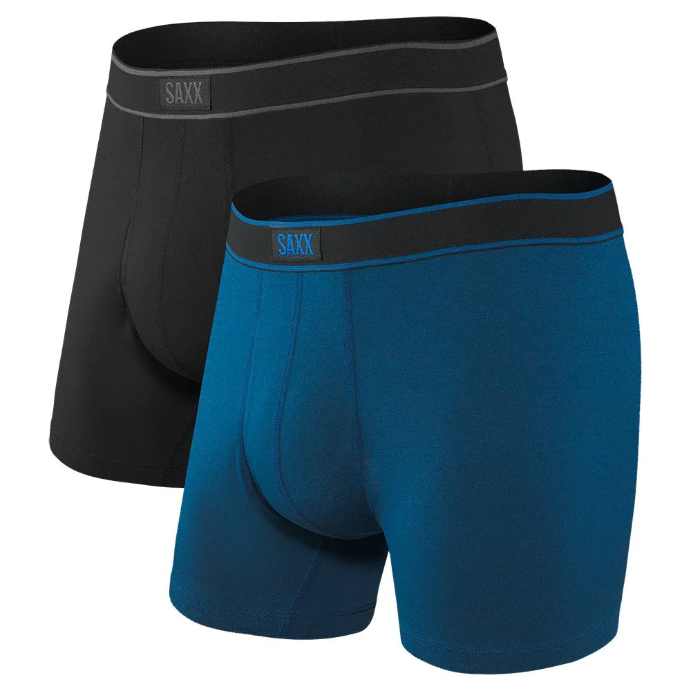 

Трусы-боксеры SAXX Underwear Daytripper Fly 2 units, синий/черный