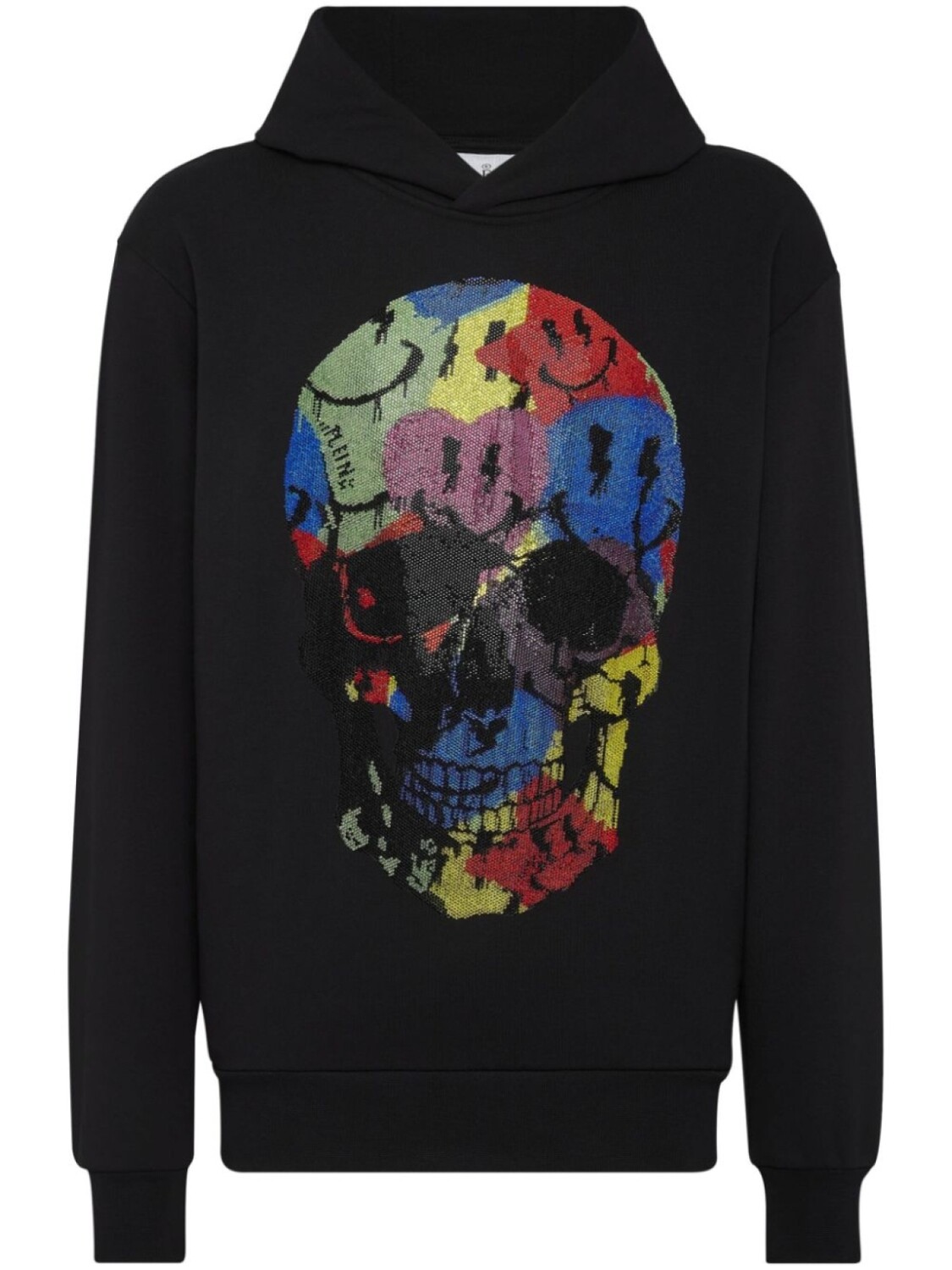 

Philipp Plein толстовка с декором Skull, черный