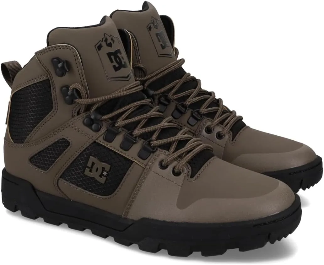 Мужские высокие зимние ботинки DC Shoes Pure High Top Snow Boots, черные