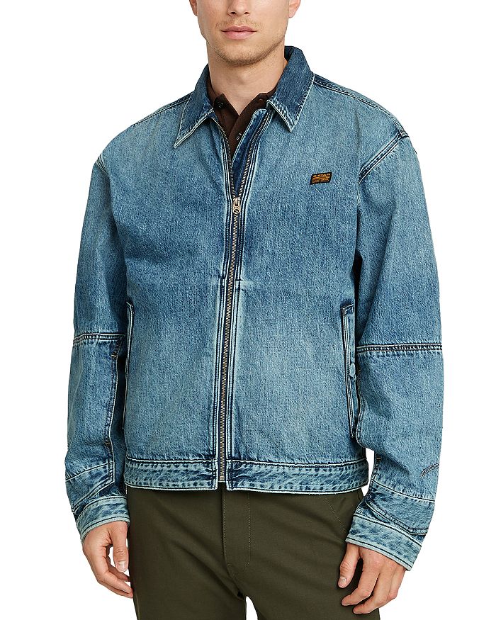 

Куртка джинсовая Coach Regular Fit с длинными карманами G-STAR RAW, синий