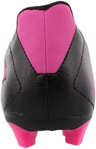 Футбольные бутсы Adidas Goletto Unisex для твердого грунта, черный/розовый — фото 3