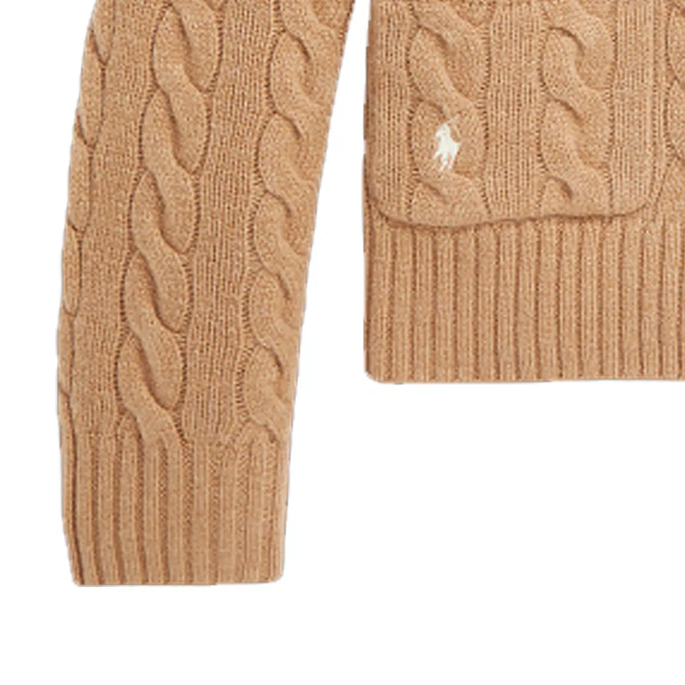 Свитер из кашемира FW22 женский Khaki Polo Ralph Lauren — фото 4