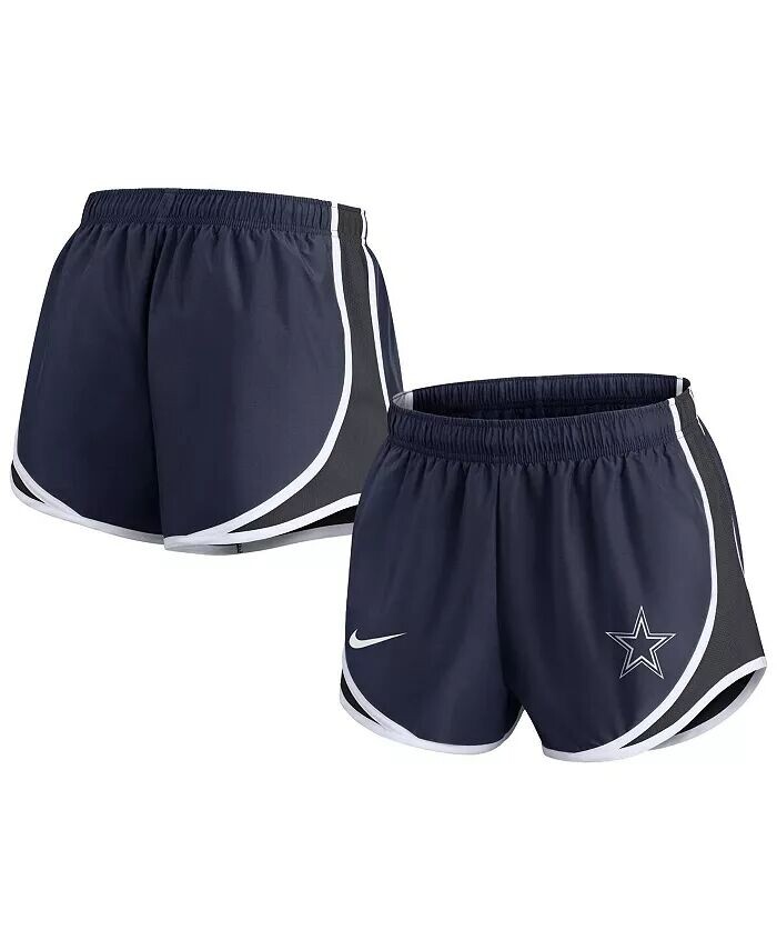 

Женские темно-синие шорты Dallas Cowboys Tempo большого размера Nike