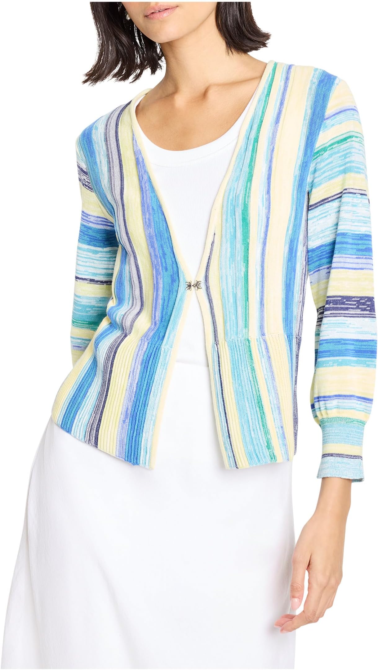 

Свитер NIC+ZOE Petite Coast Crush Cardigan, Blue Multi
