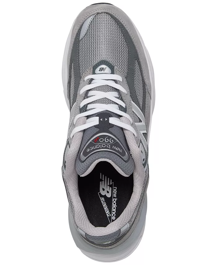 Мужские беговые кроссовки 990 V6 от Finish Line New Balance, серый — фото 4