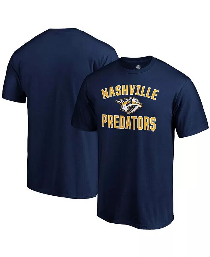 

Мужская темно-синяя футболка Nashville Predators Team Victory Arch Fanatics