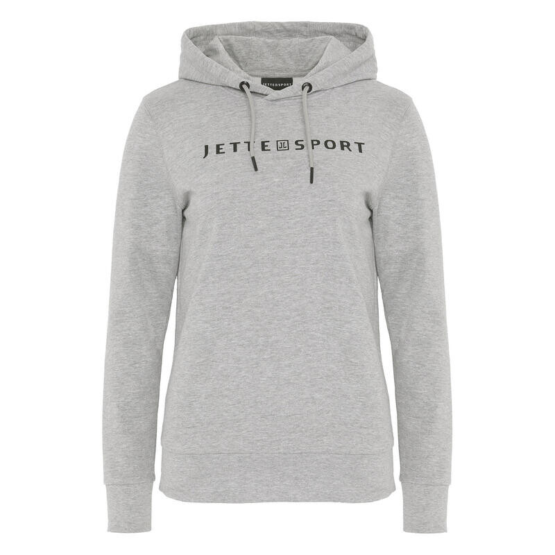 

Толстовка с капюшоном и логотипом JETTE SPORT, цвет grau