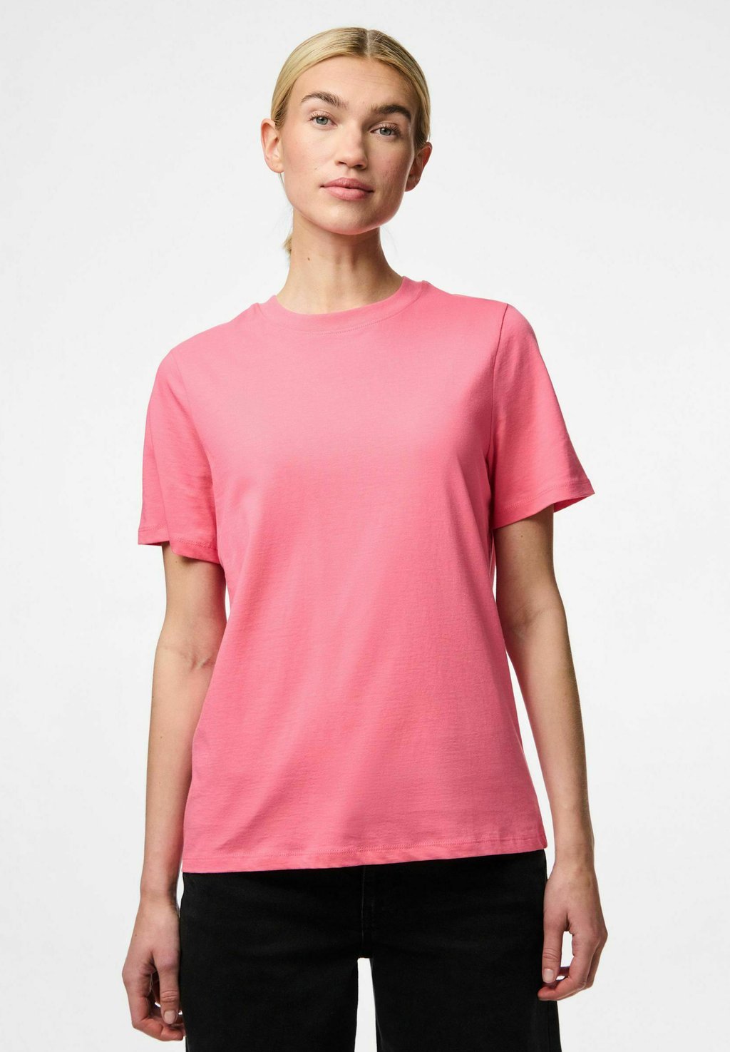 

Базовая футболка PCRIA SOLID Pieces, розовый