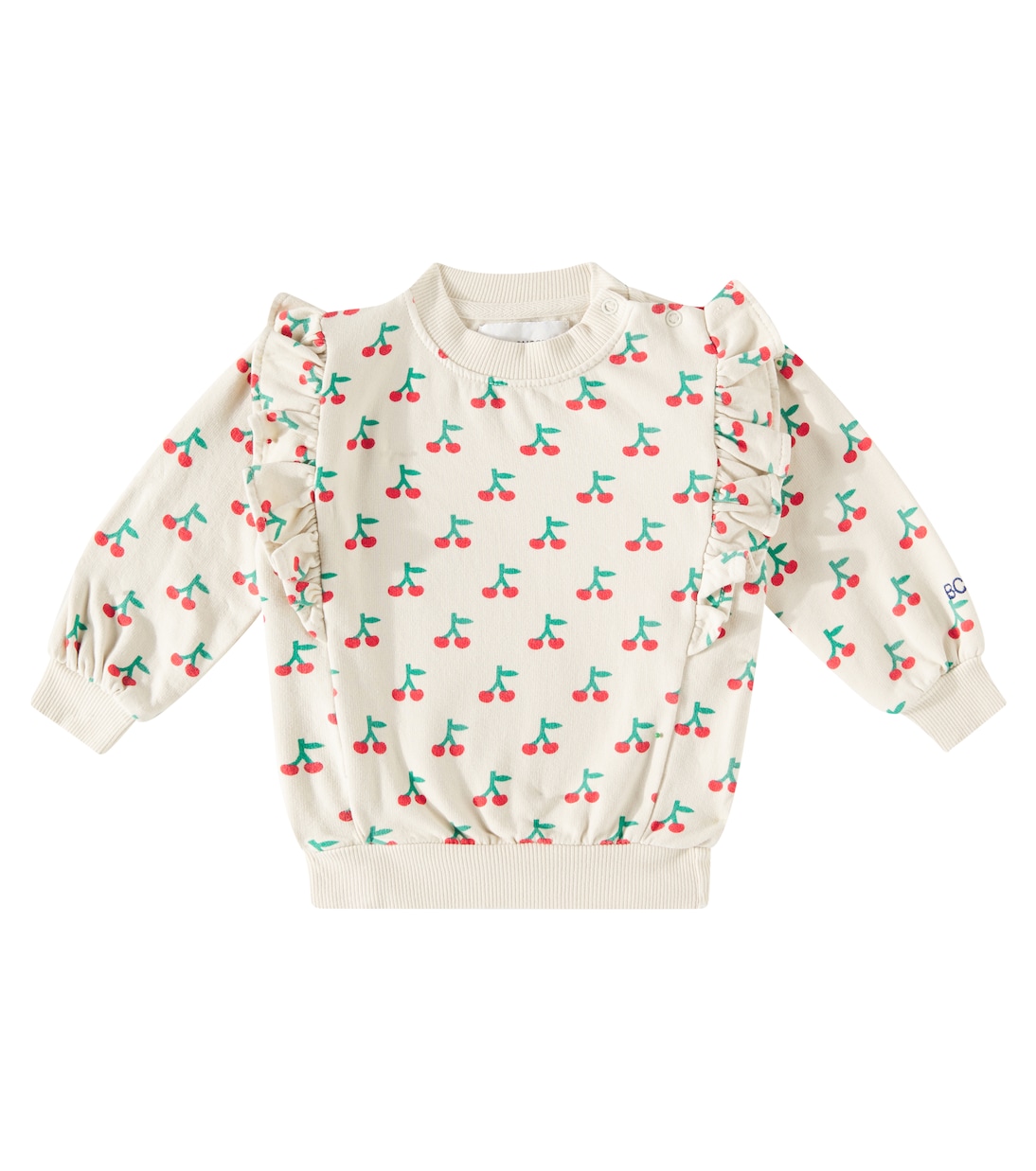 

Толстовка из хлопкового джерси Baby Cherry Bobo Choses, белый