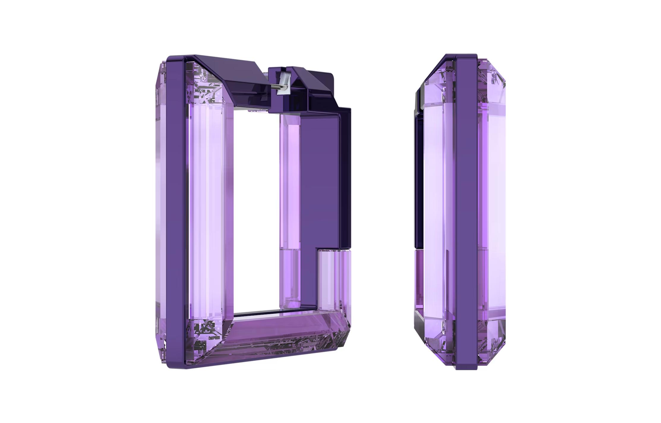 

Swarovski Серьги-кольца Women's Purple