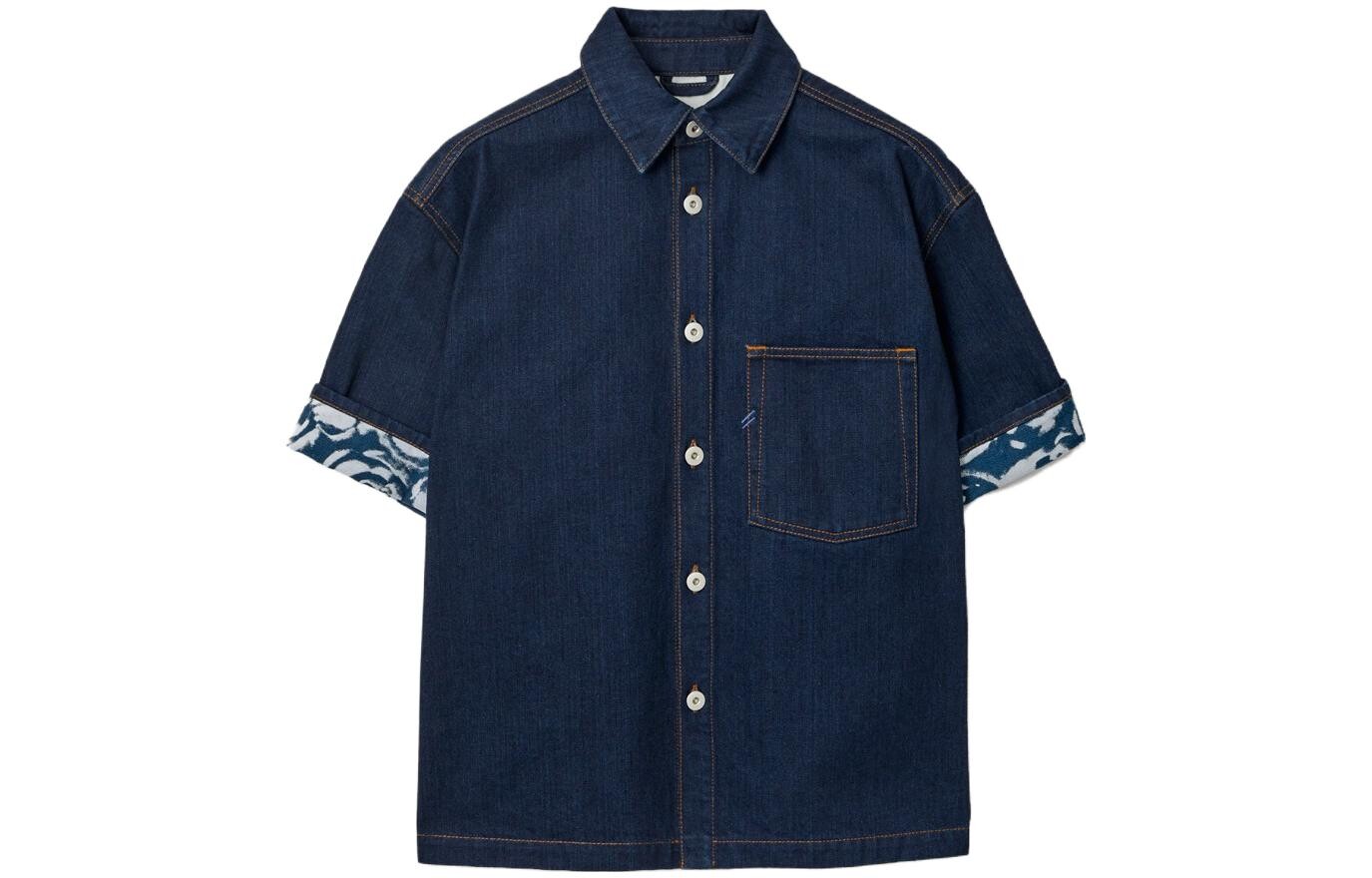

Рубашка женская синяя Burberry